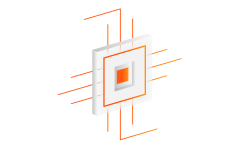 we are driven icon with circuit board