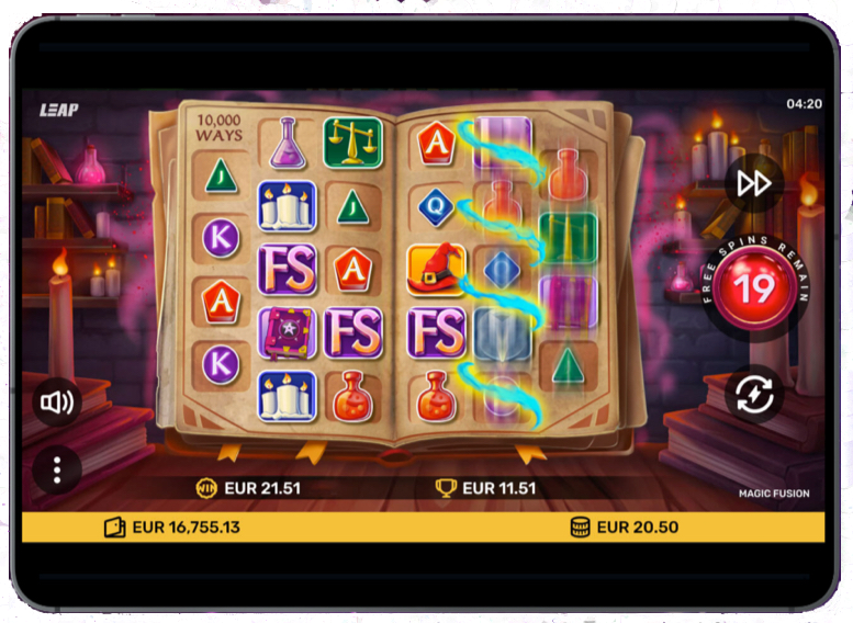 LEAP IGaming product on a tablet